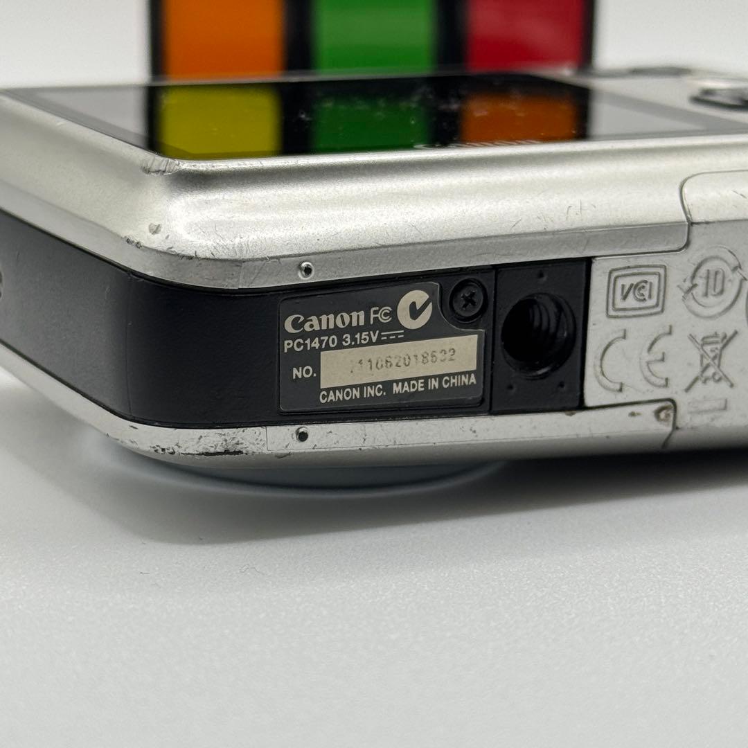 【動作品】Canon PowerShot A495 シルバー デジカメ 箱付