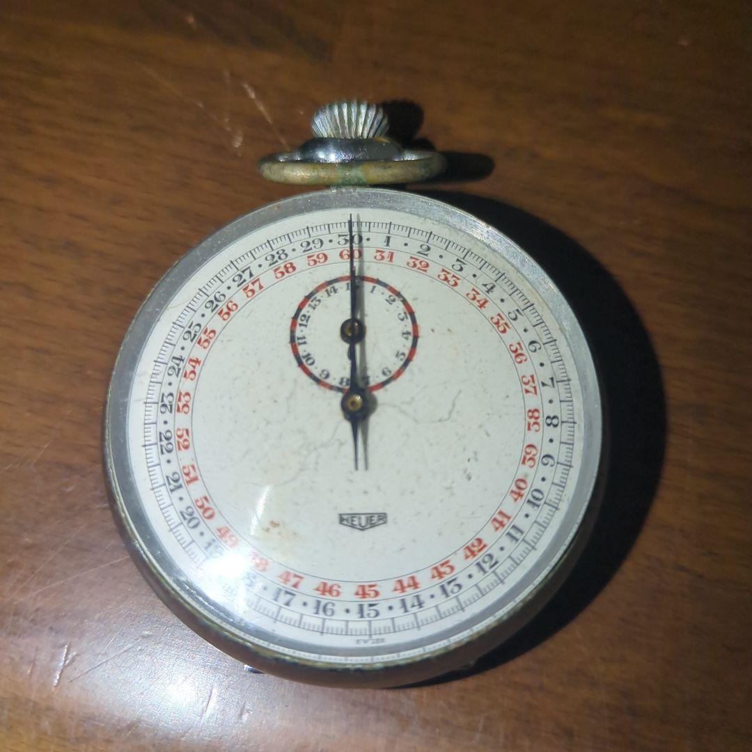 HEUER ホイヤー　ストップウォッチ　手巻き