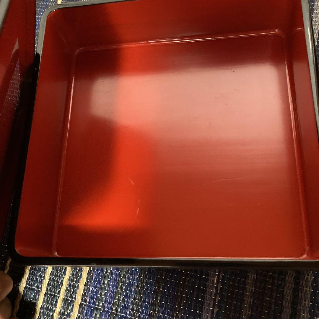 輪島塗重箱2段