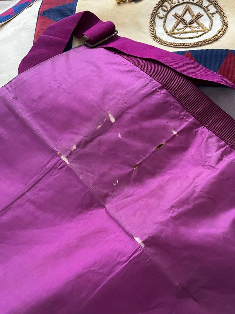 フリーメイソン エプロン　前掛け　首飾り