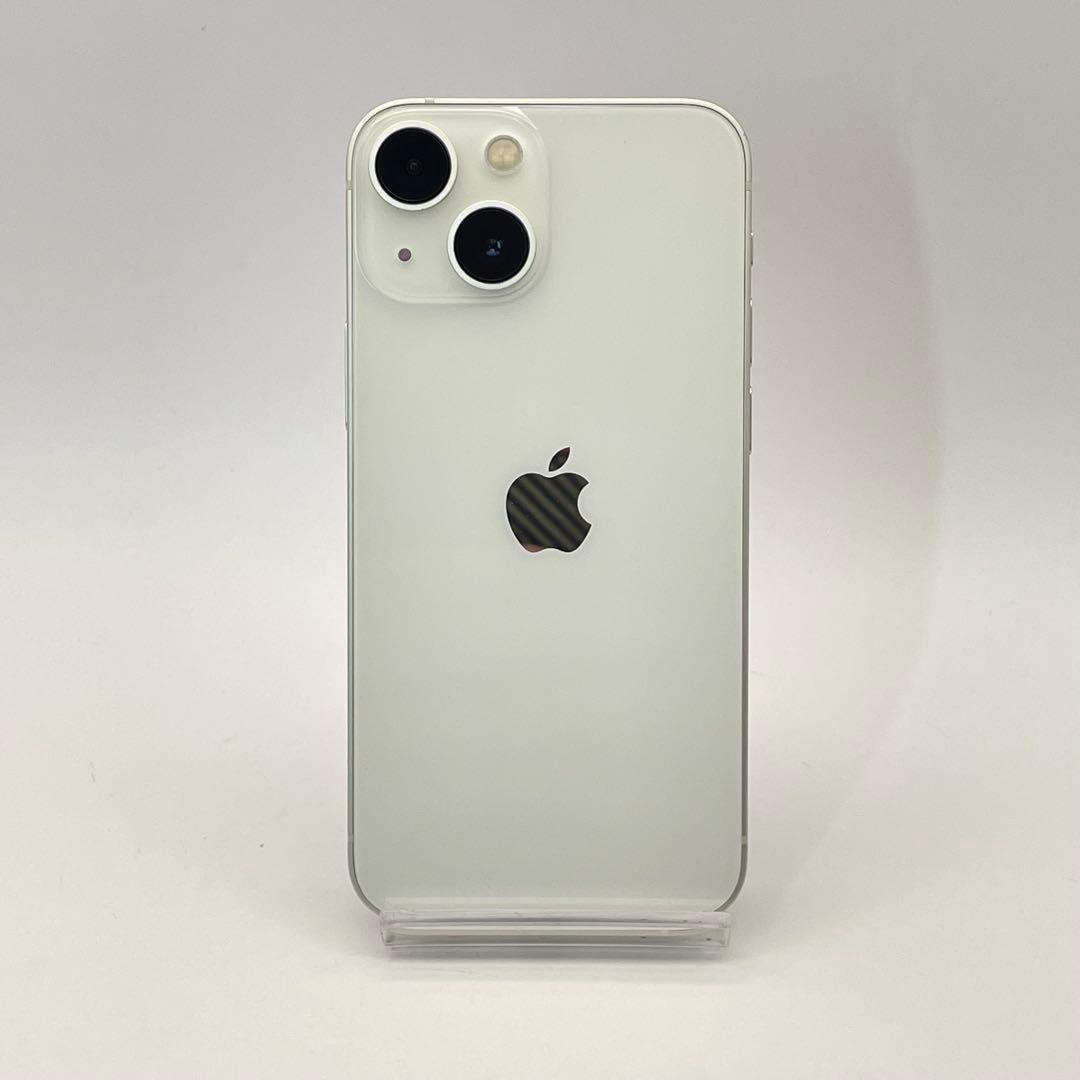 iPhone 13mini 256GB 大容量バッテリー新品100% 白
