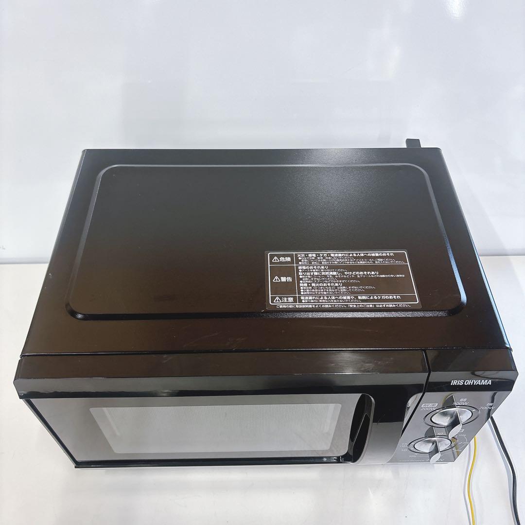 ⑤50Hz東日本専用 ハイパワー簡単シンプル フラット電子レンジ 黒色