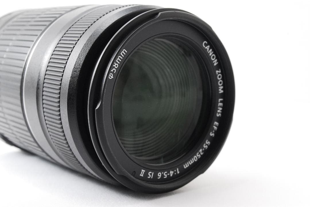 美品❤️Canon EF-S 55-250mm IS Ⅱ❤️純正望遠レンズ