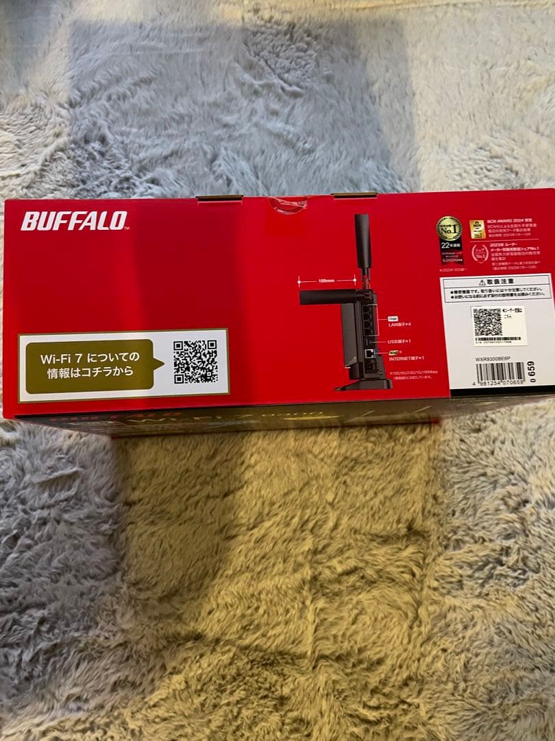 【訳あり】BUFFALO Wi-Fi7対応ルーター WXR9300BE6P