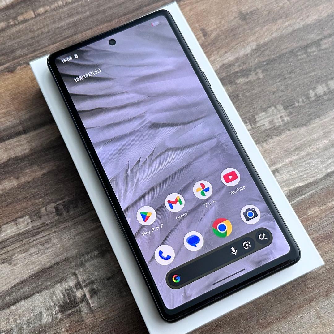 【美品☆】Google Pixel 7a 本体 Charcoal 128GB
