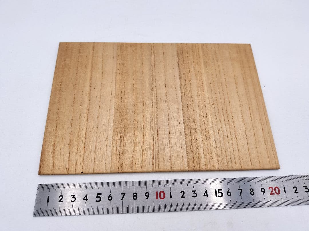 d232 茶箱セット 桐木地 茶箱（宗慶作）・器据・和敬板 紙箱 茶道具 古物