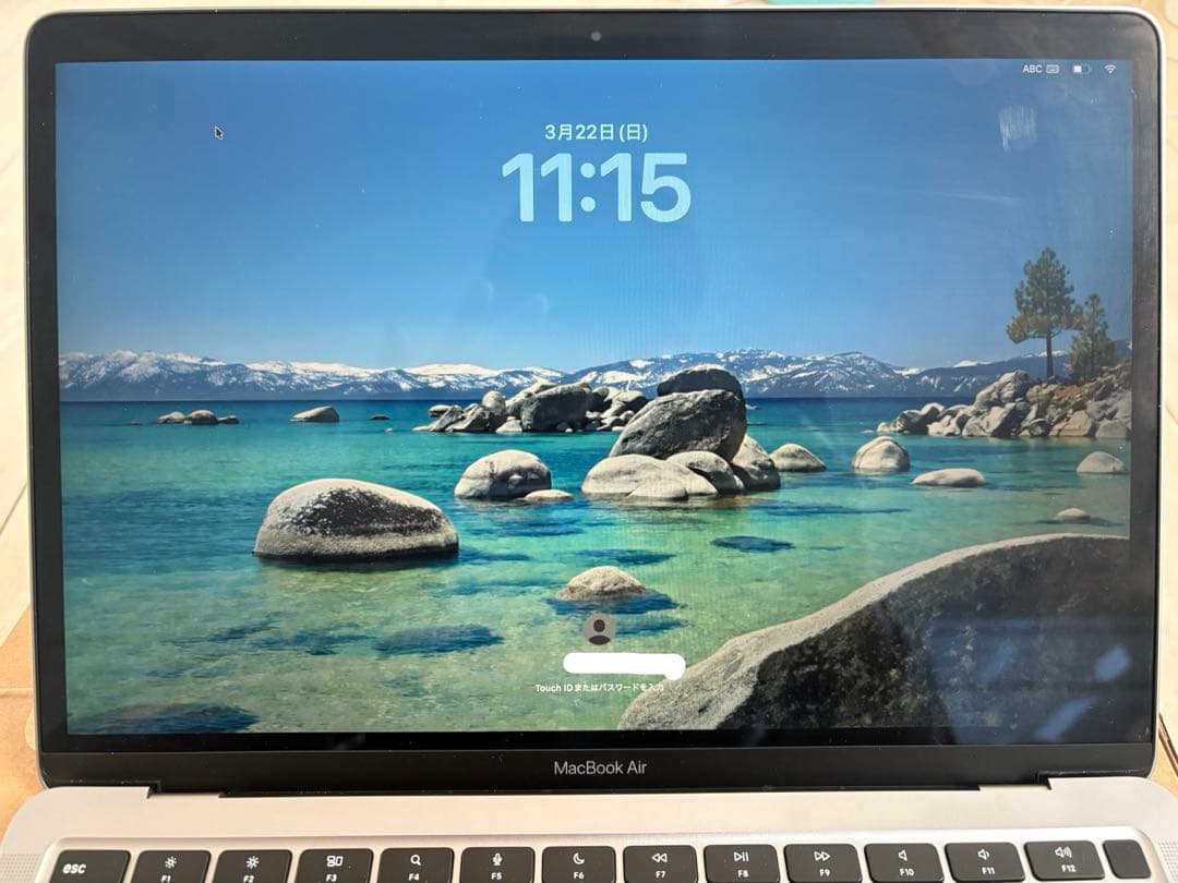 【美品】MacBookAir13インチ 8GB 256GB M1最大容量100%