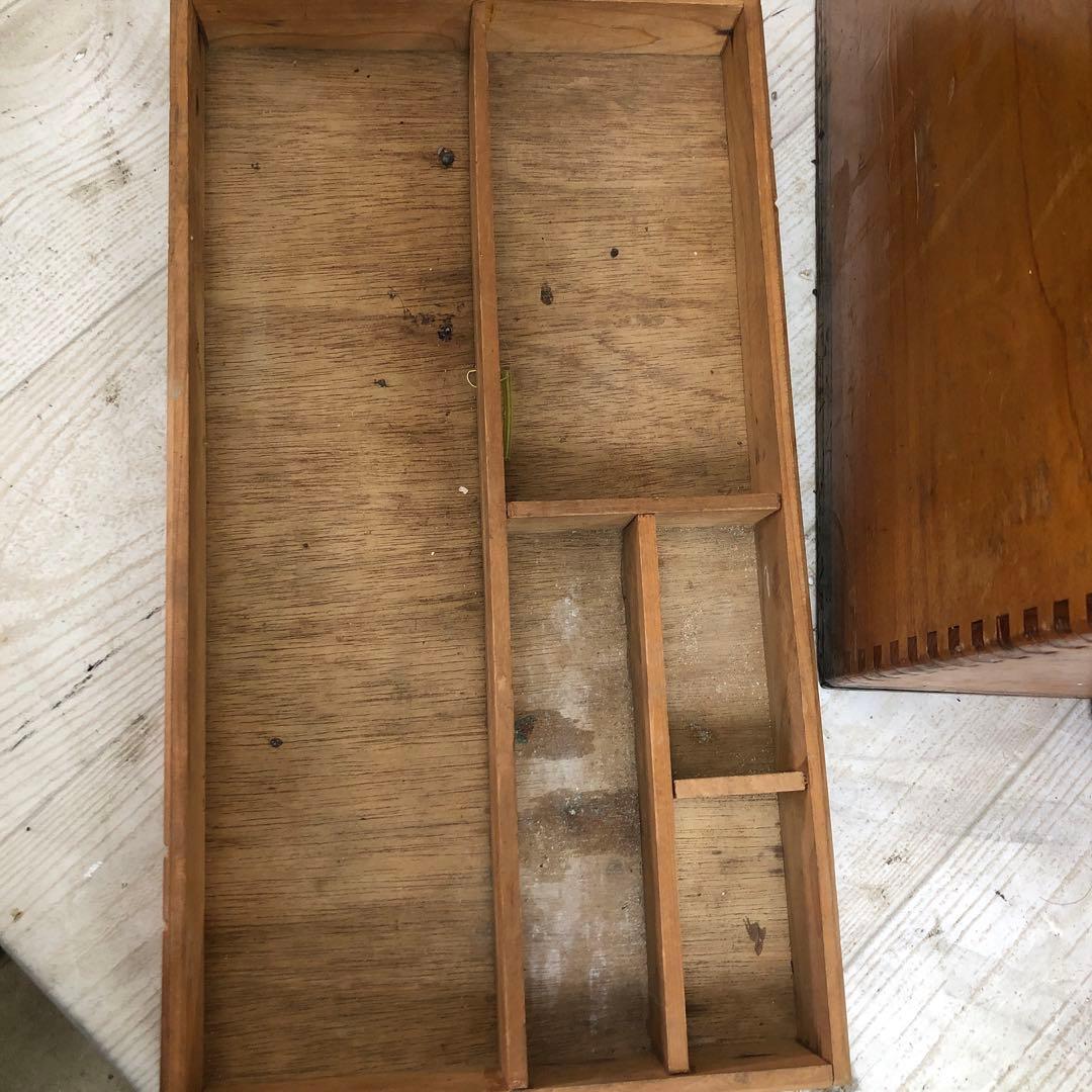 釣り具　道具入れ　木箱　ヴィンテージ　昭和　レトロ　希少品