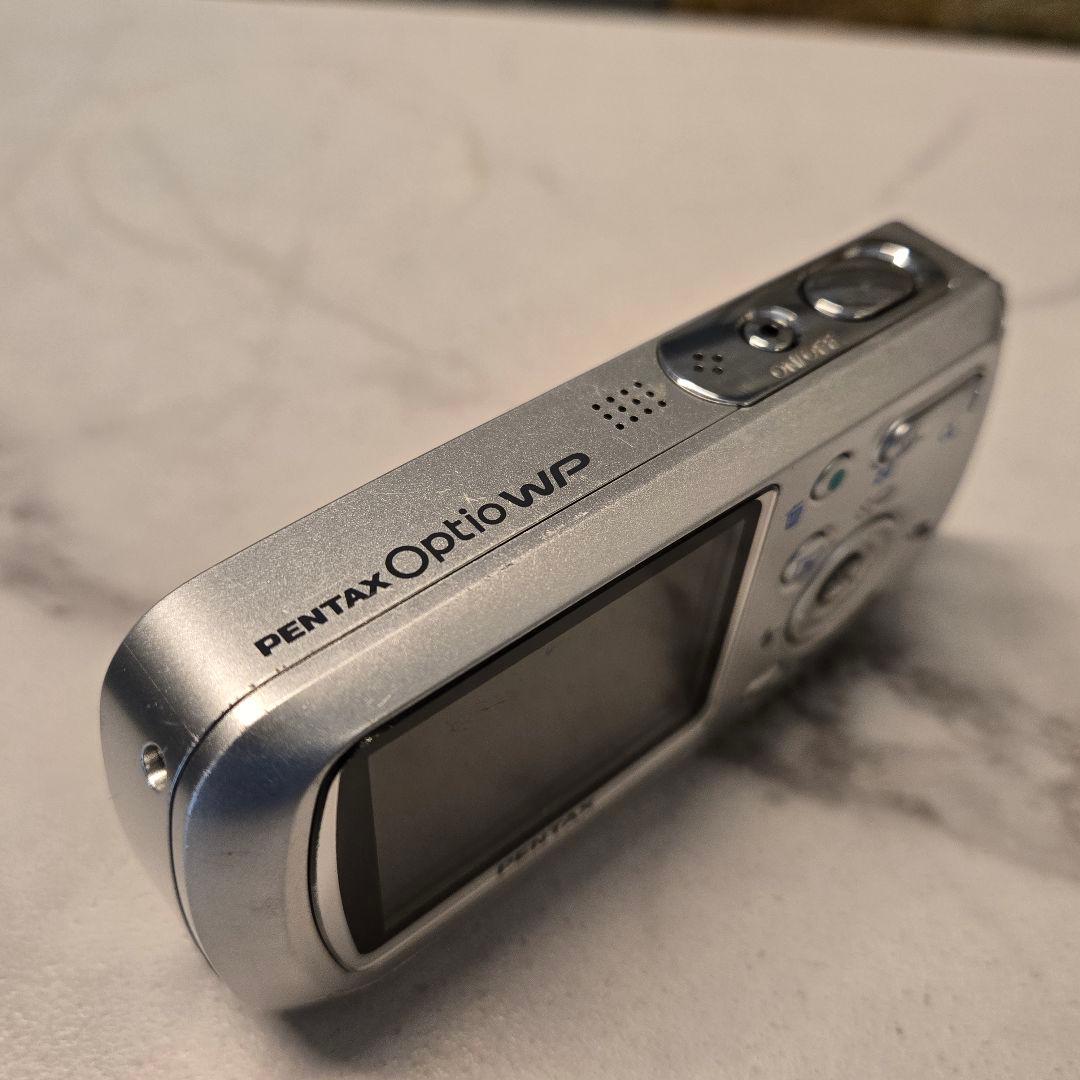 美品　Pentax Optio WP ピンク　付属品完備　デジタルカメラ
