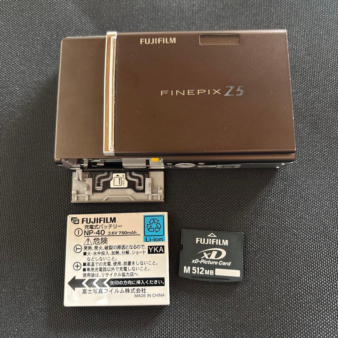 【動作確認済】FUJIFILM FINEPIX Z5fd チョコブラxDカード付
