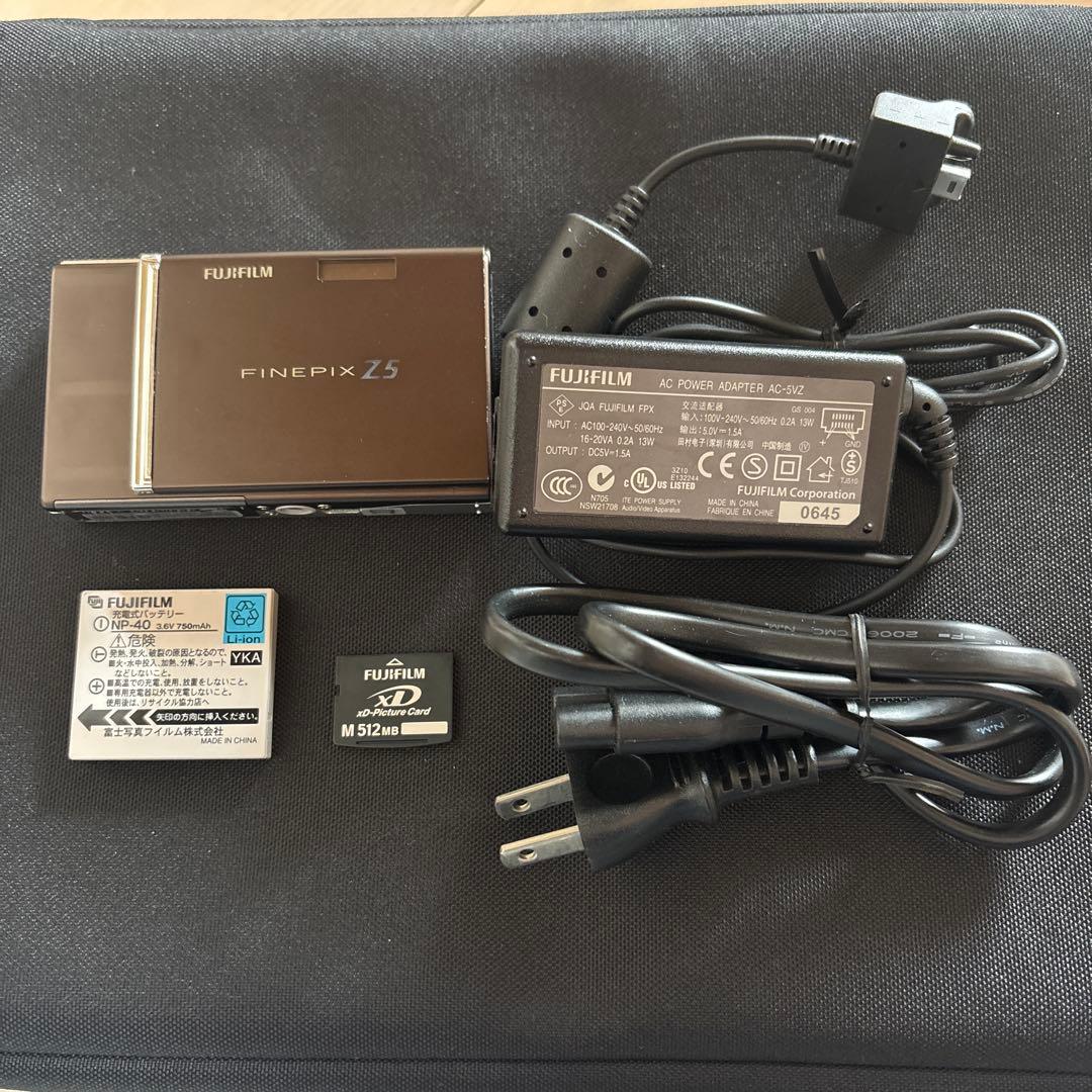 【動作確認済】FUJIFILM FINEPIX Z5fd チョコブラxDカード付