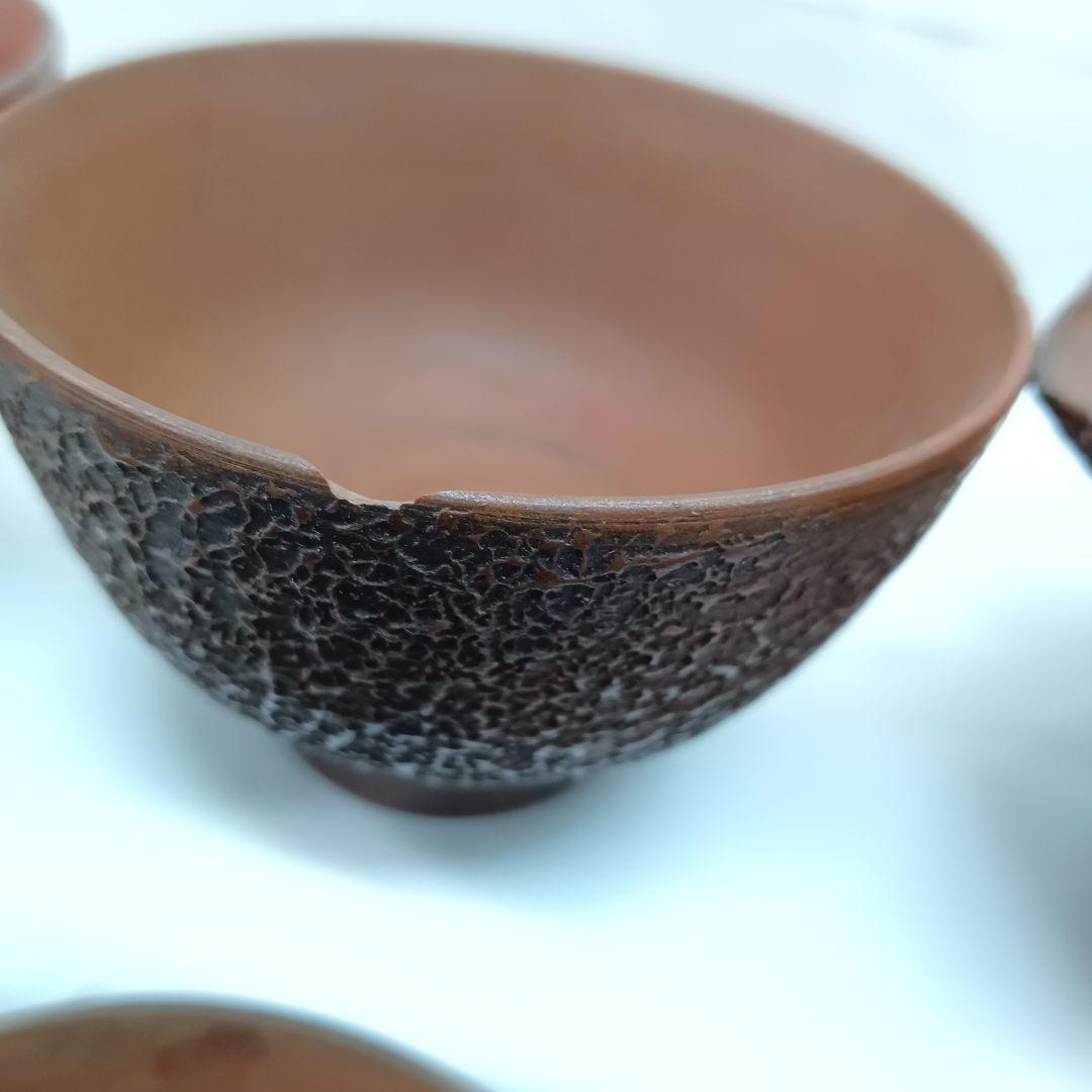 ♢227 備前焼 湯呑 湯冷まし 急須 茶托 陶器 金属工芸 煎茶道具 まとめて