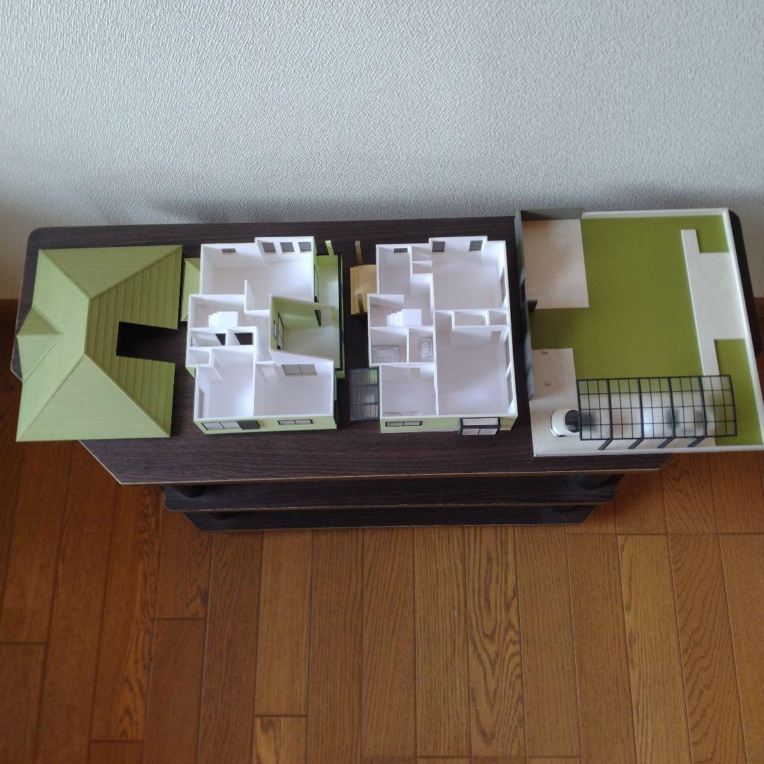 注文模型…50分の1，2階建て内外模型No.100『かなかな様のお家』