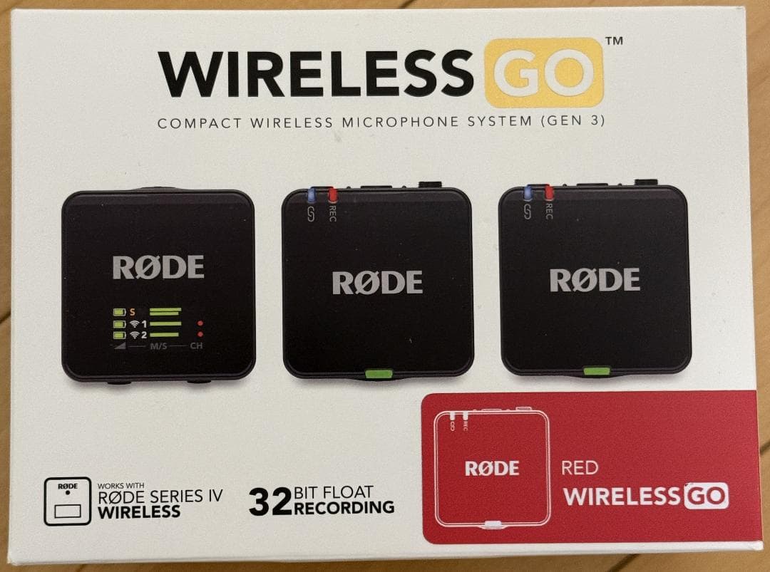 [新品未開封] ワイヤレスマイク RODE WIRELESS GO Gen3