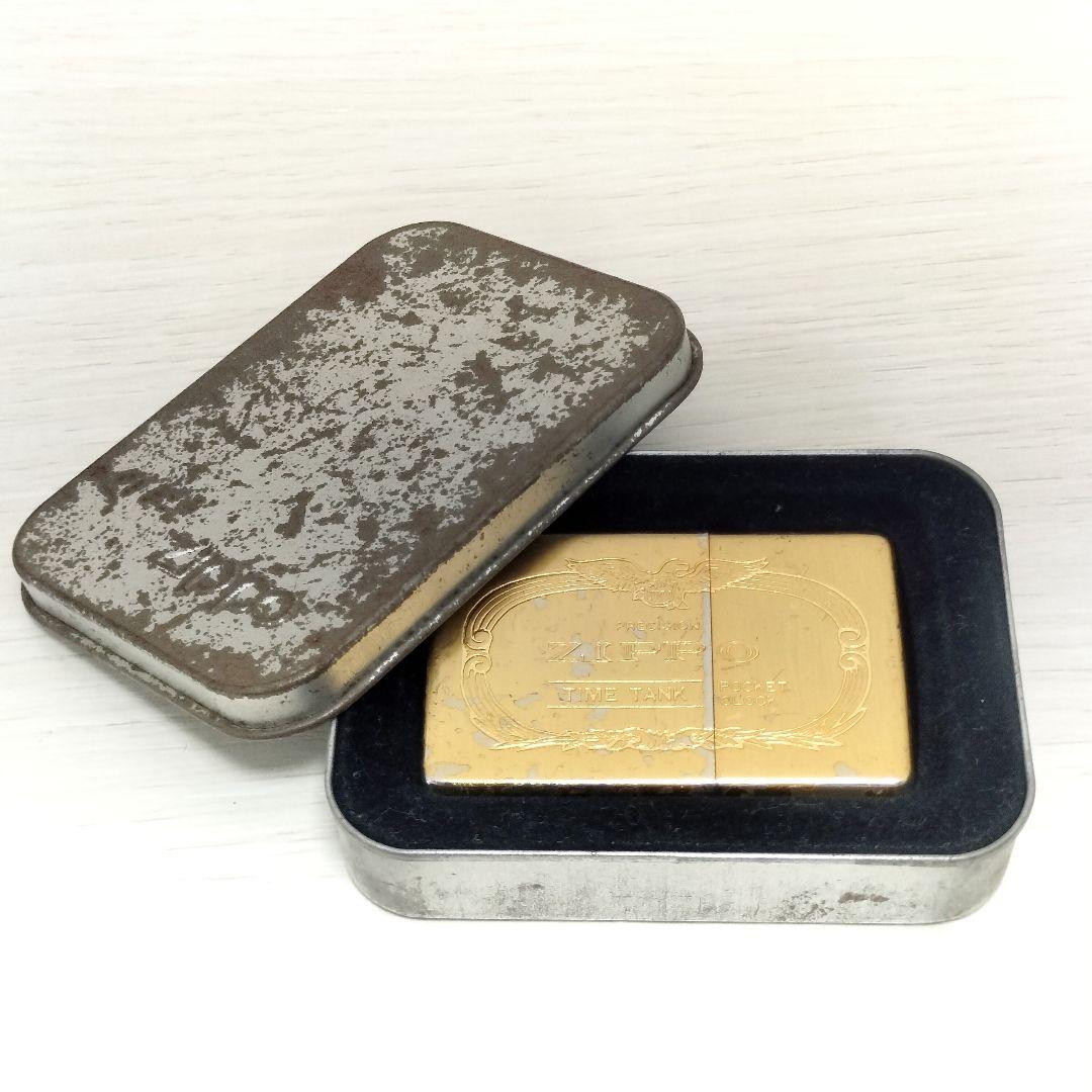 ZIPPO TIME TANK POCKET CLOCK　クオーツ稼働品
