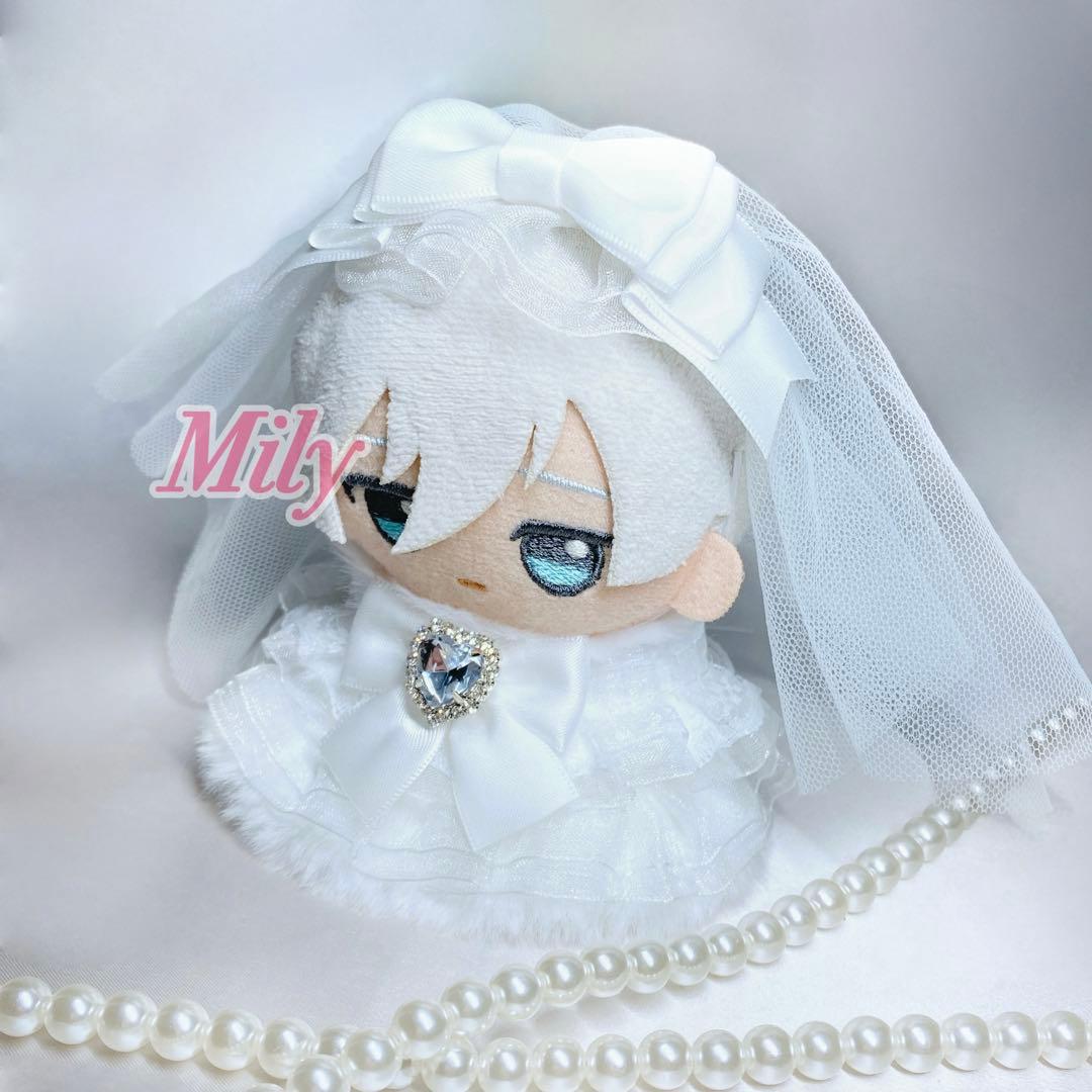 Mon様 ちびぐるみ ぬい服 ウエディングドレス