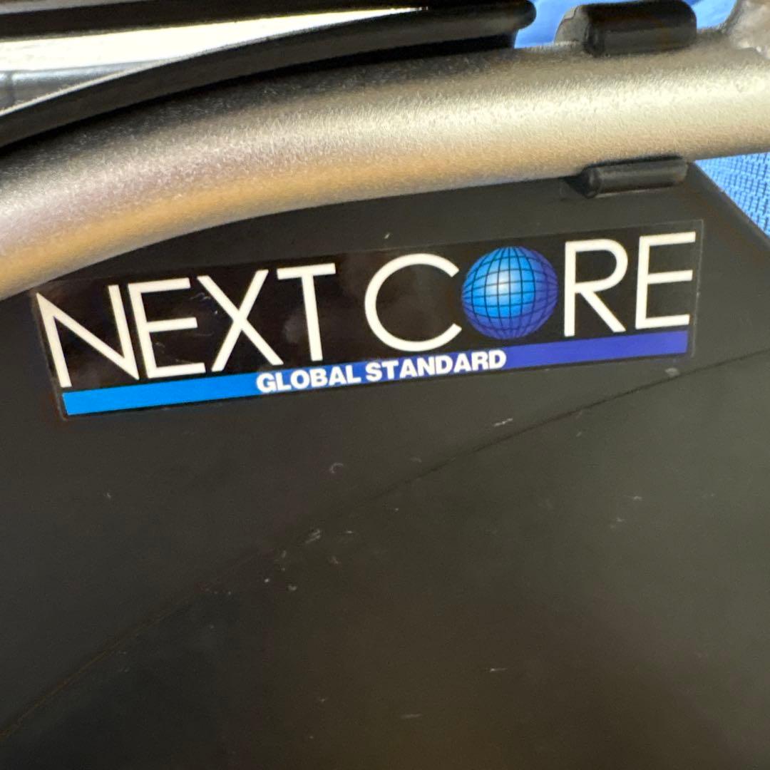 NEXTCORE 折りたたみ介助式 車椅子 青
