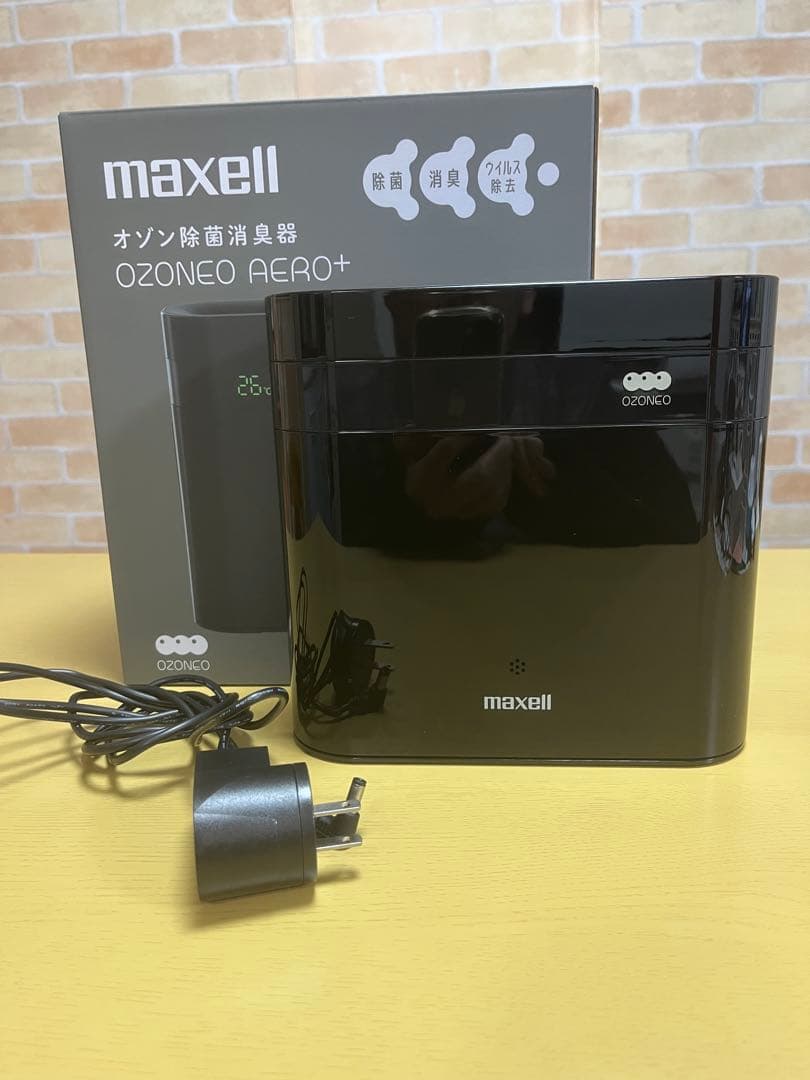 マクセル　オゾン除菌消臭器　オゾネオエアロ+ MXAP-DAE280-BK