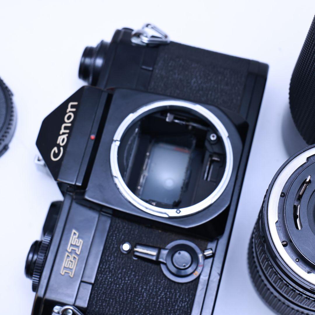 フィルムカメラ Canon EF レンズ2本 電池付き