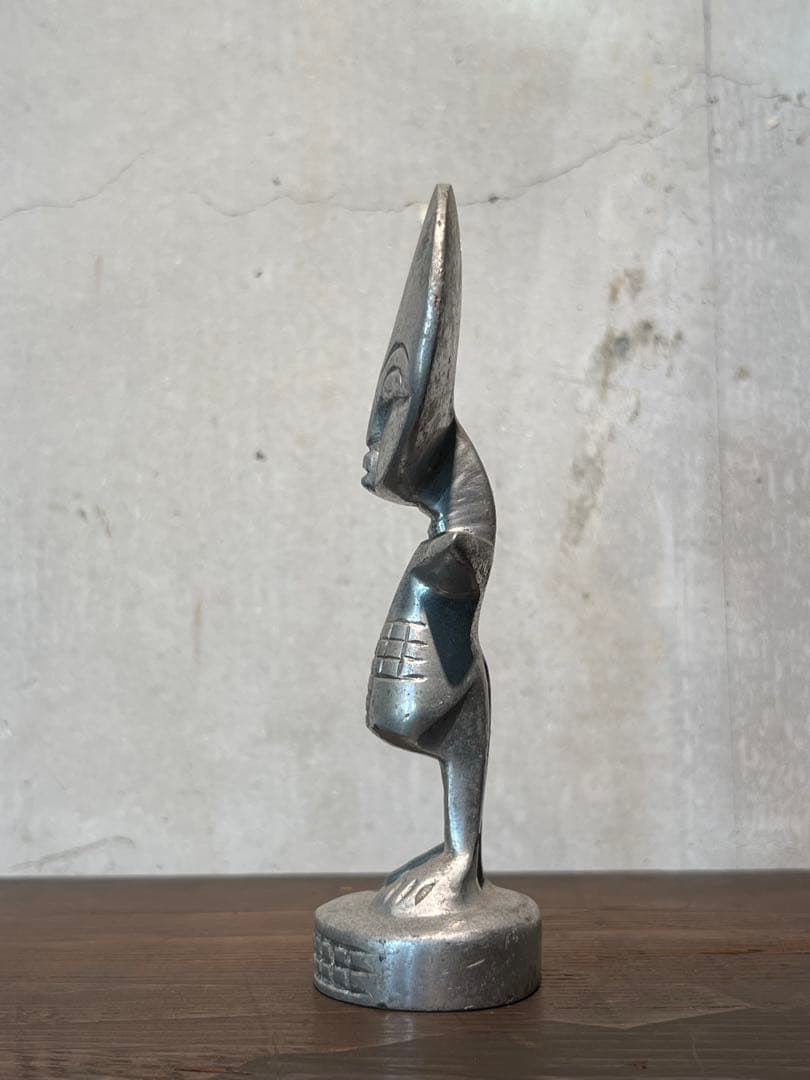工芸品 african vintage Aluminium Ashanti Dolls