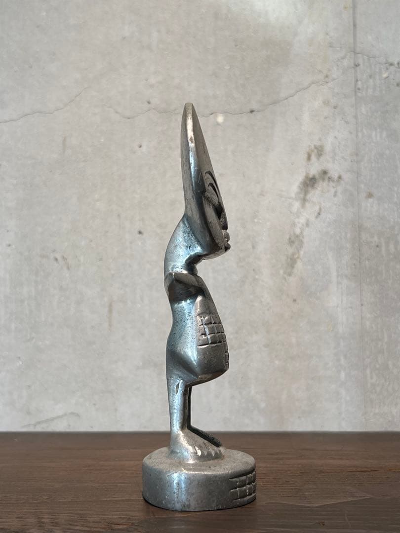 工芸品 african vintage Aluminium Ashanti Dolls