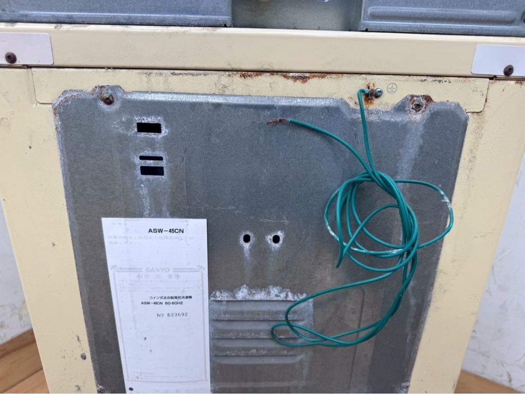 SK410☆SANYO☆全自動電気洗濯機☆動作品☆ASW-45CN☆家電
