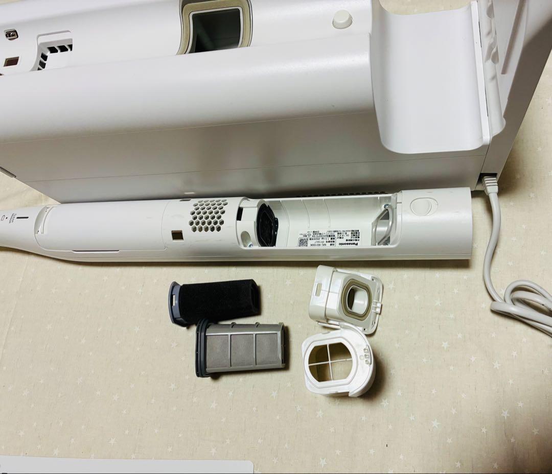 パナソニックスティッククリーナー充電式 白色 ナノイーX