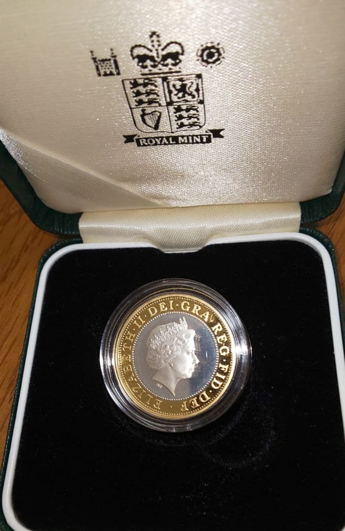 2001年 ユナイテッドキングダム 2ポンドプルーフ