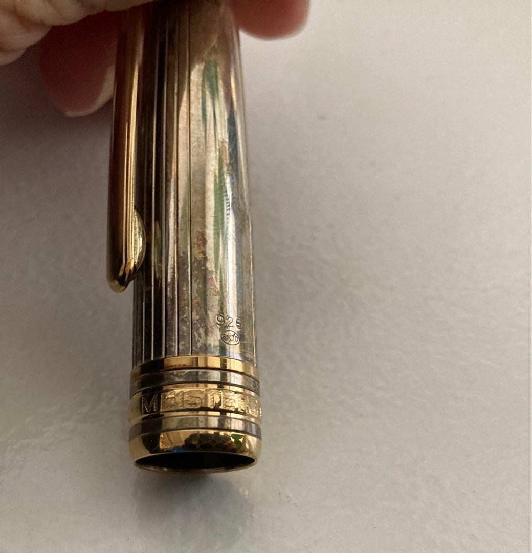 【MONTBLANC 】144純銀ソリテールスターリングシルバー925