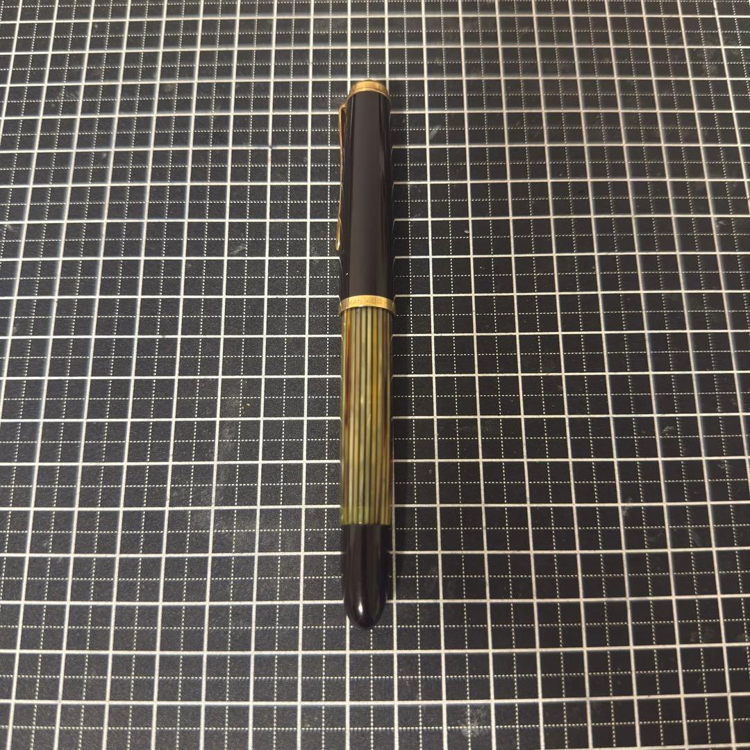 【ジャンク】ペリカン 万年筆 400 茶縞 DF