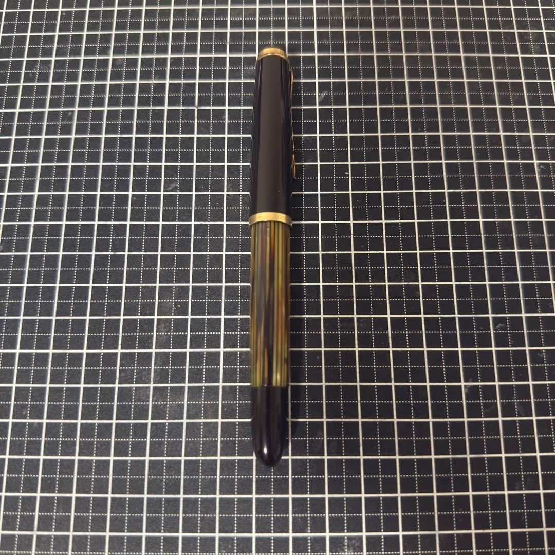 【ジャンク】ペリカン 万年筆 400 茶縞 DF