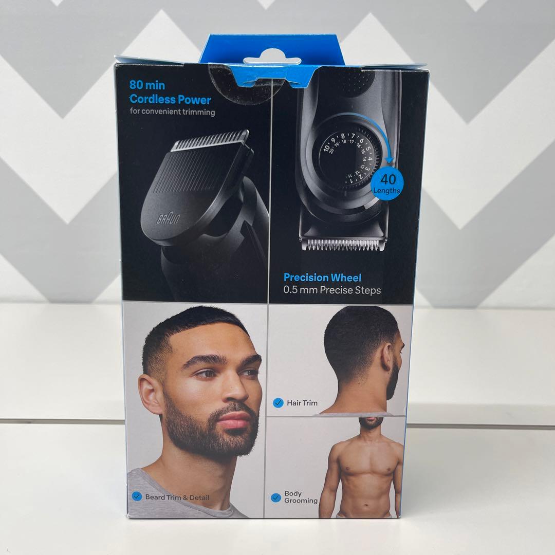新品未使用　ブラウン オールインワン　メンズトリマー ひげ ボディバリカン 防水
