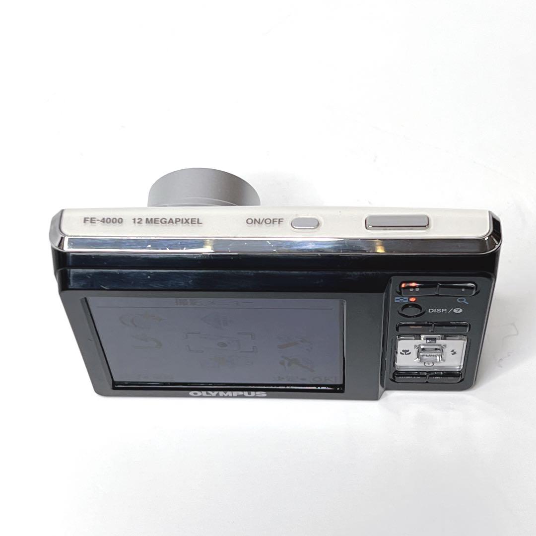 【良品・動作品】 OLYMPUS FE-4000 ホワイト　コンデジ