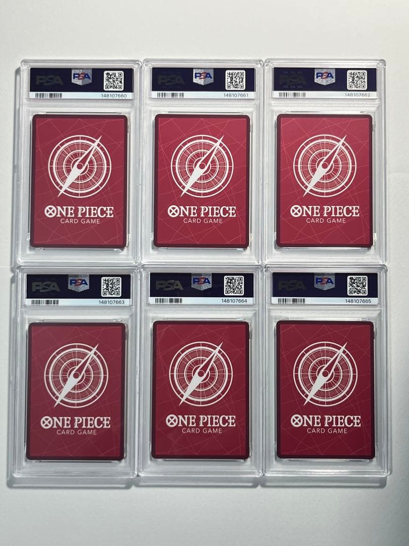 【PSA10】ONE PIECE リミテッドカード コレクション6枚セット