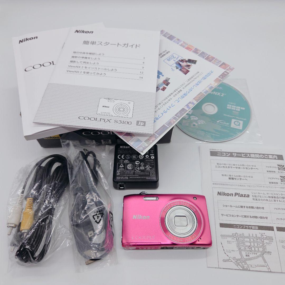 人気色✨Nikon COOLPIX S3100 コンデジ デジカメ ピンク