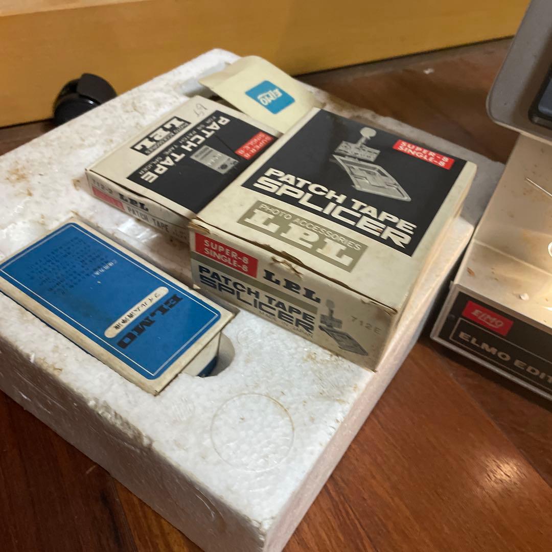 ELMO EDITOR 912 8mm編集機 スプライサー付属 セット 元箱あり