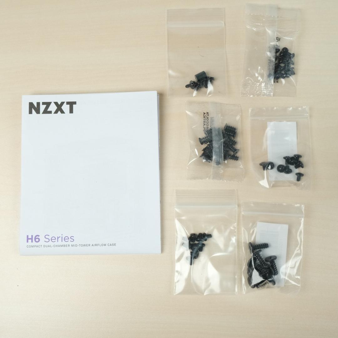 NZXT H6 Flow White ARGB ファン9個付き