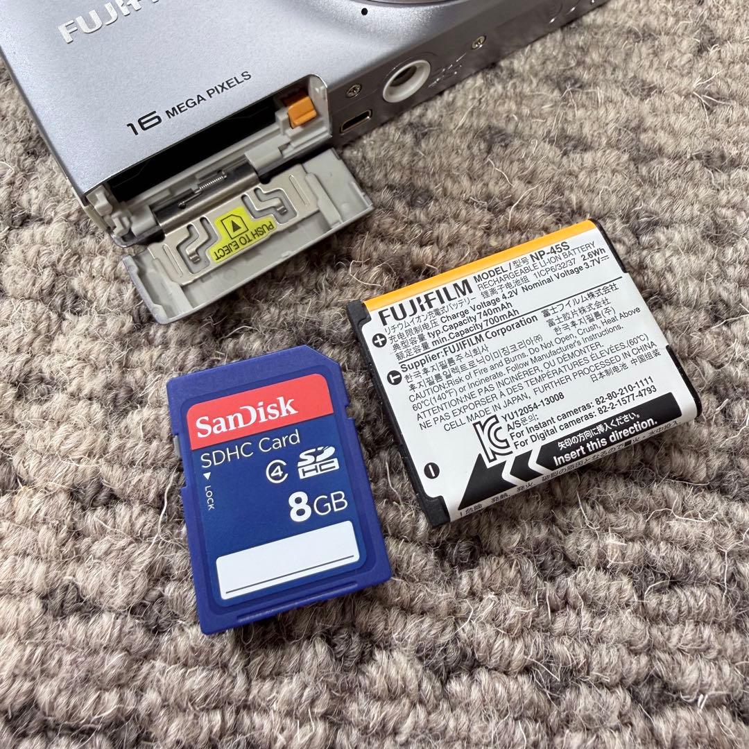 FUJIFILM FinePix JZ250 デジタルカメラ シルバー