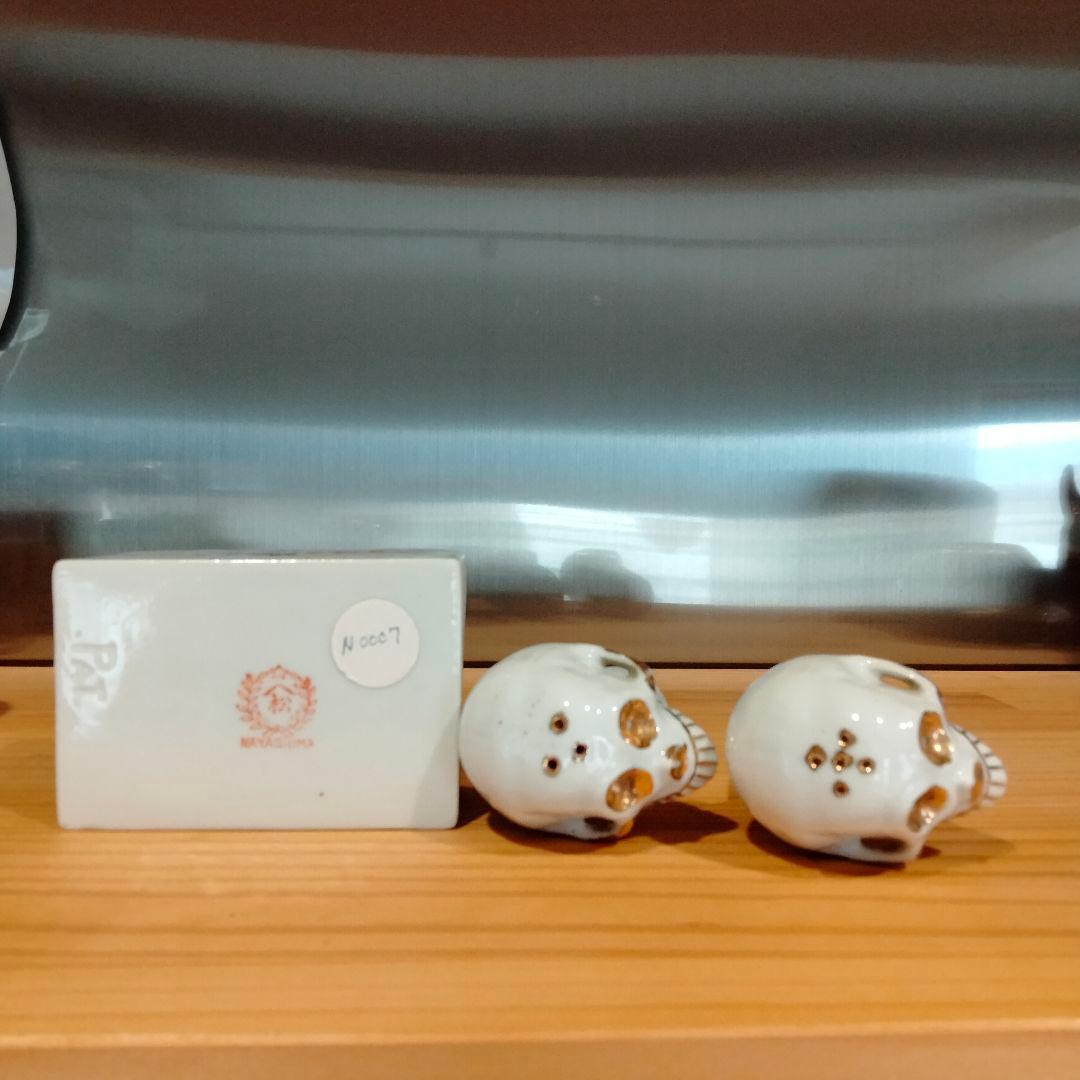 レア　美品　50s スカル　ドクロ　ビンテージ　vintage S&P　白