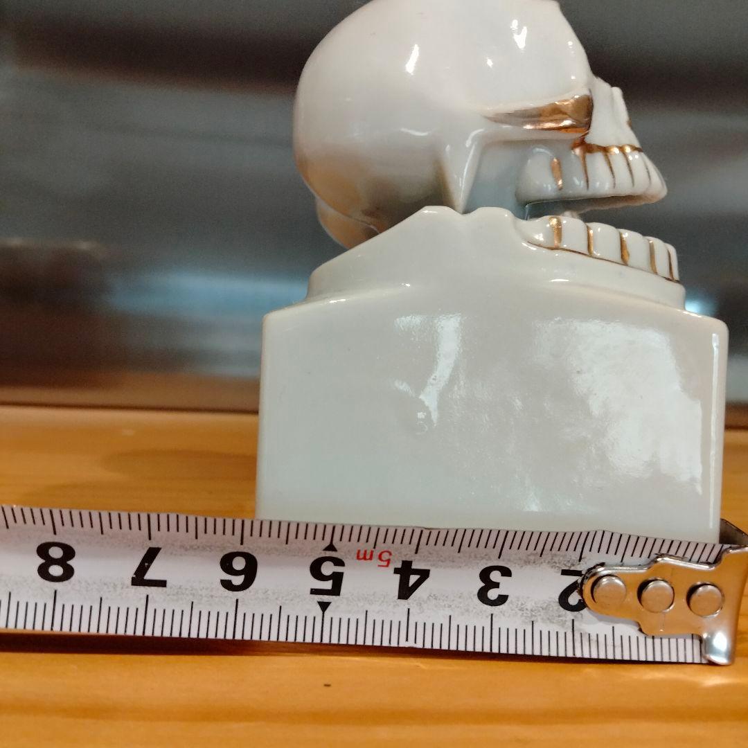 レア　美品　50s スカル　ドクロ　ビンテージ　vintage S&P　白