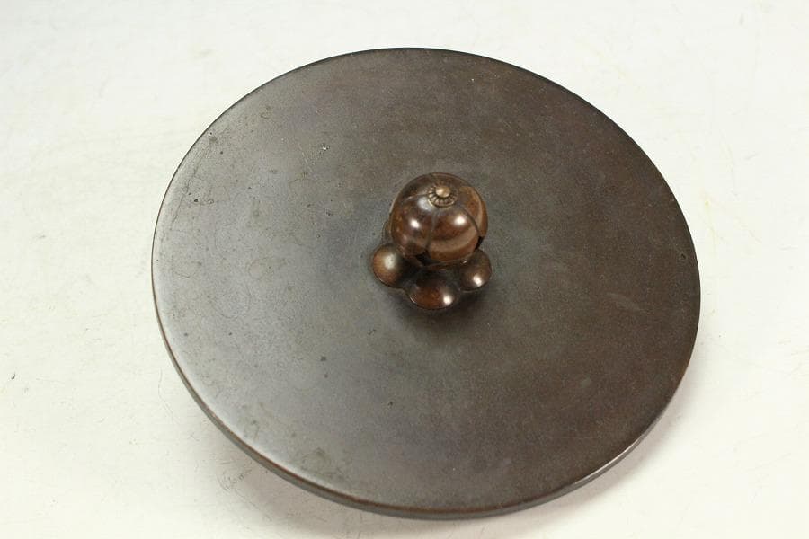 茶道具 角谷莎村 釜 共箱 本物保証(K-YC597)