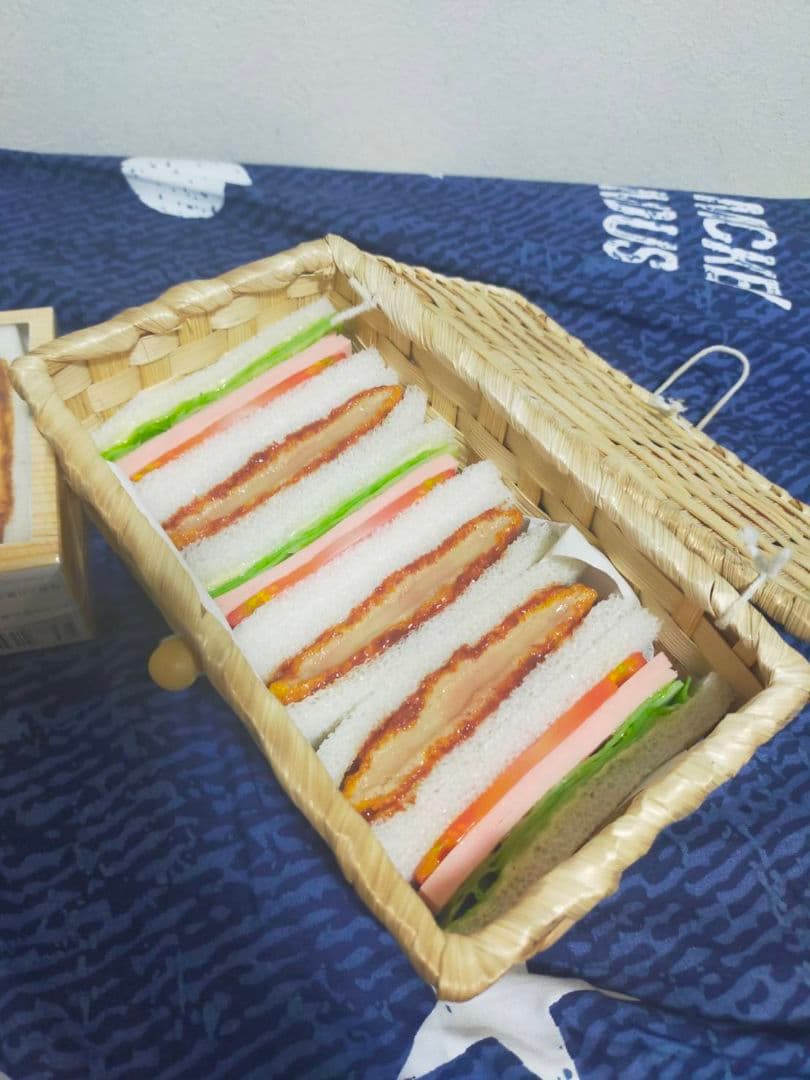 【食品サンプル】サンドイッチ2個セット