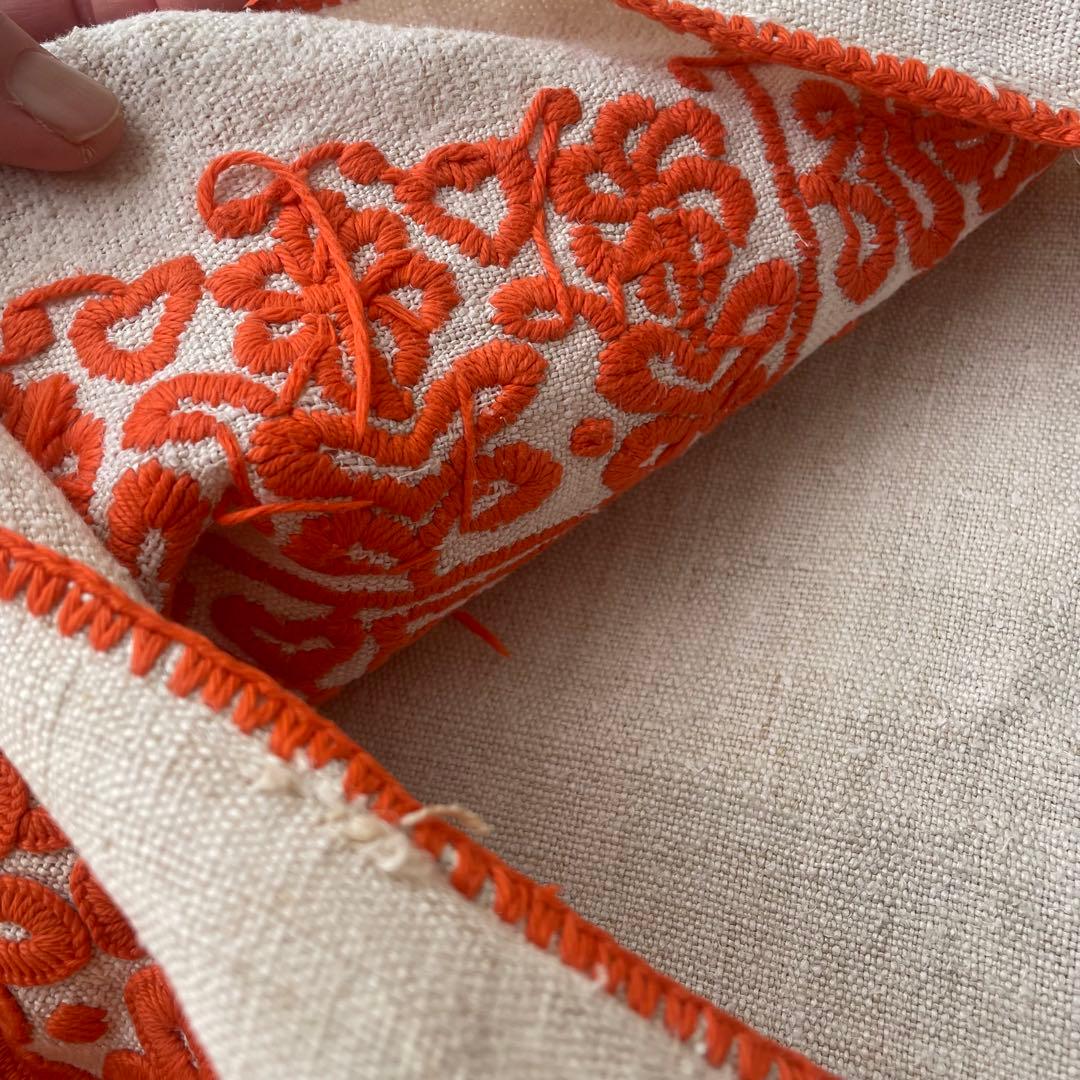 La Renaissance至宝イーラーショシュ希少橙54c聖なる刺繍伝統守護