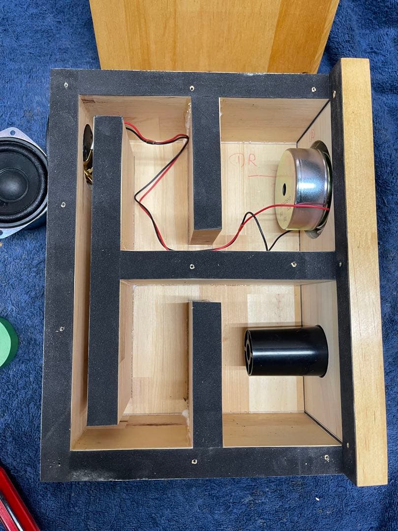 8cmスリムバスレフ　自作スピーカー