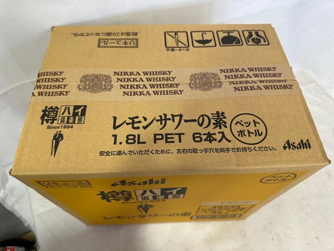 5 格安！アサヒ「樽ハイ倶楽部レモンサワ一の素 1800ml」の6本セット