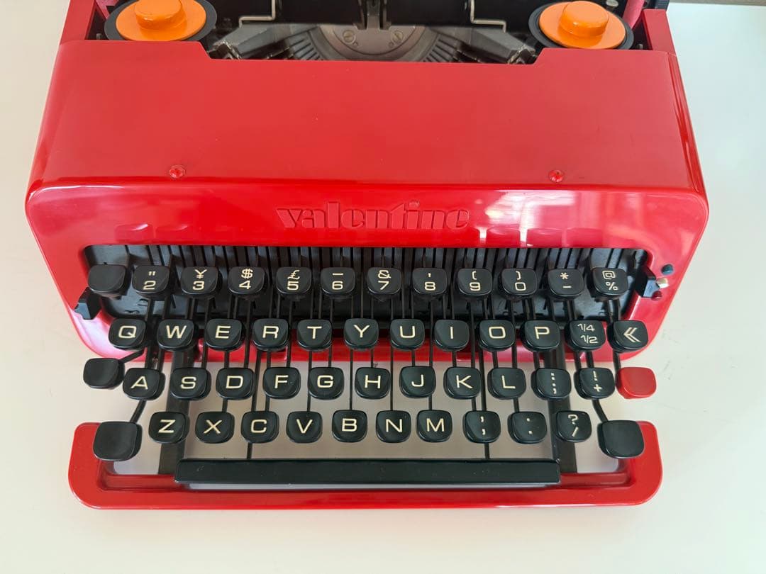 【希少】Olivetti　オリベッティ　タイプライター　バレンタイン　赤いバケツ