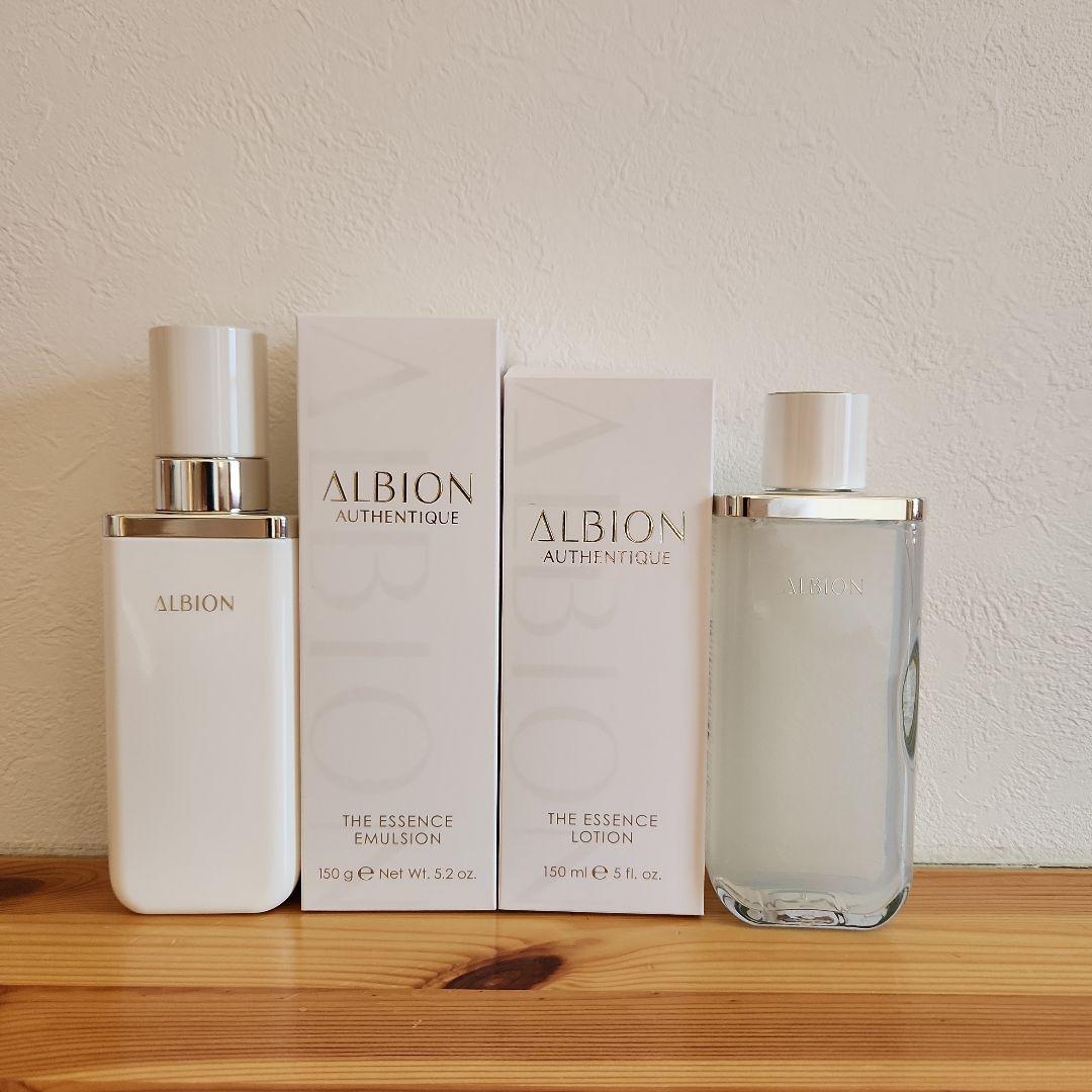 ALBIONオーセンティックザエッセンスエマルジョンザエッセンスローション箱付き