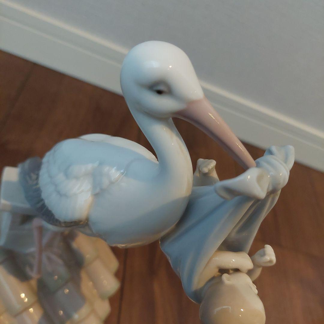 リヤドロ　コウノトリの贈り物　美品