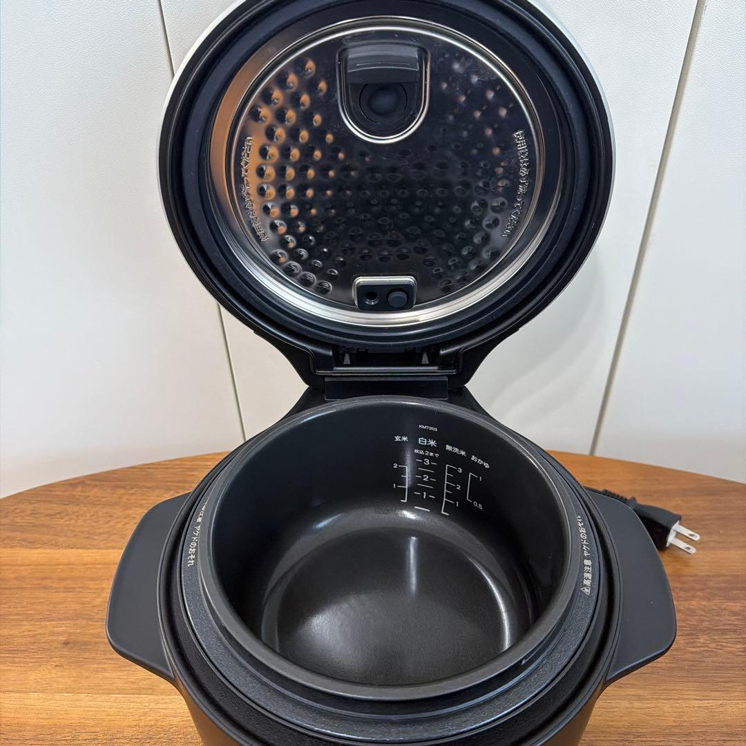BALMUDA K03A（The Gohan）炊飯器 ブラック