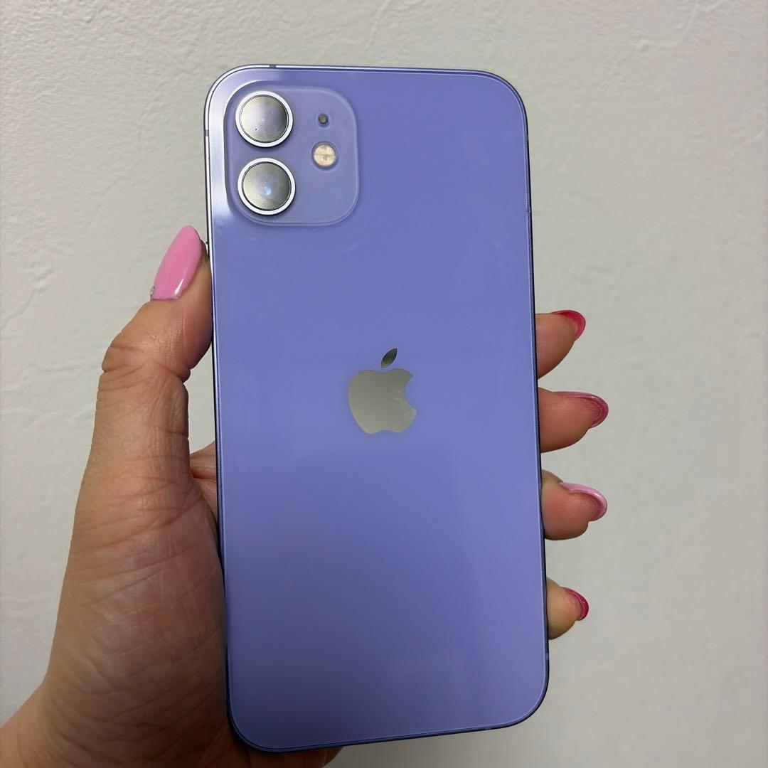 美品　Apple iPhone 12 パープル 本体